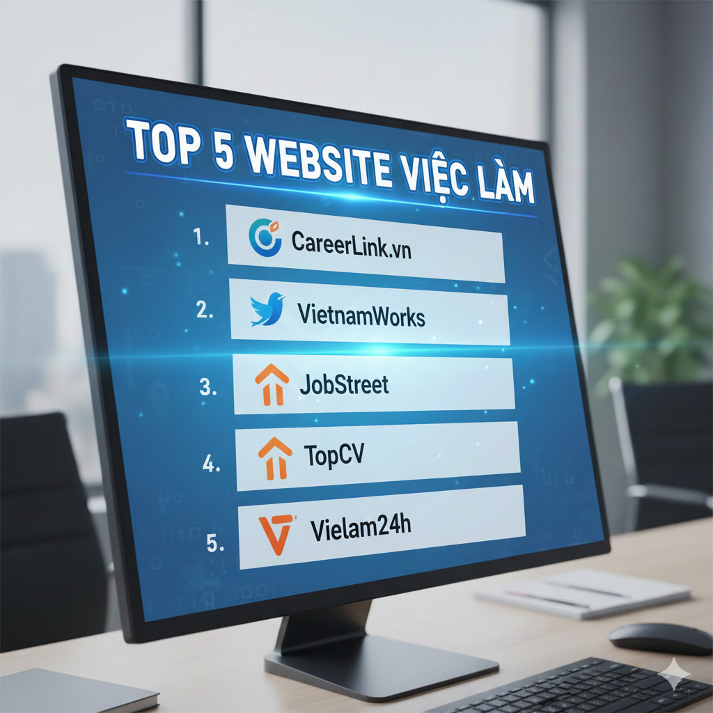 Top 5 website việc làm hỗ trợ ứng viên ở mọi ngành nghề